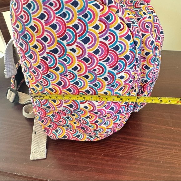 Kipling, Challenger, pink rainbow live light, Peacock, prism, fabric backpack main image 2